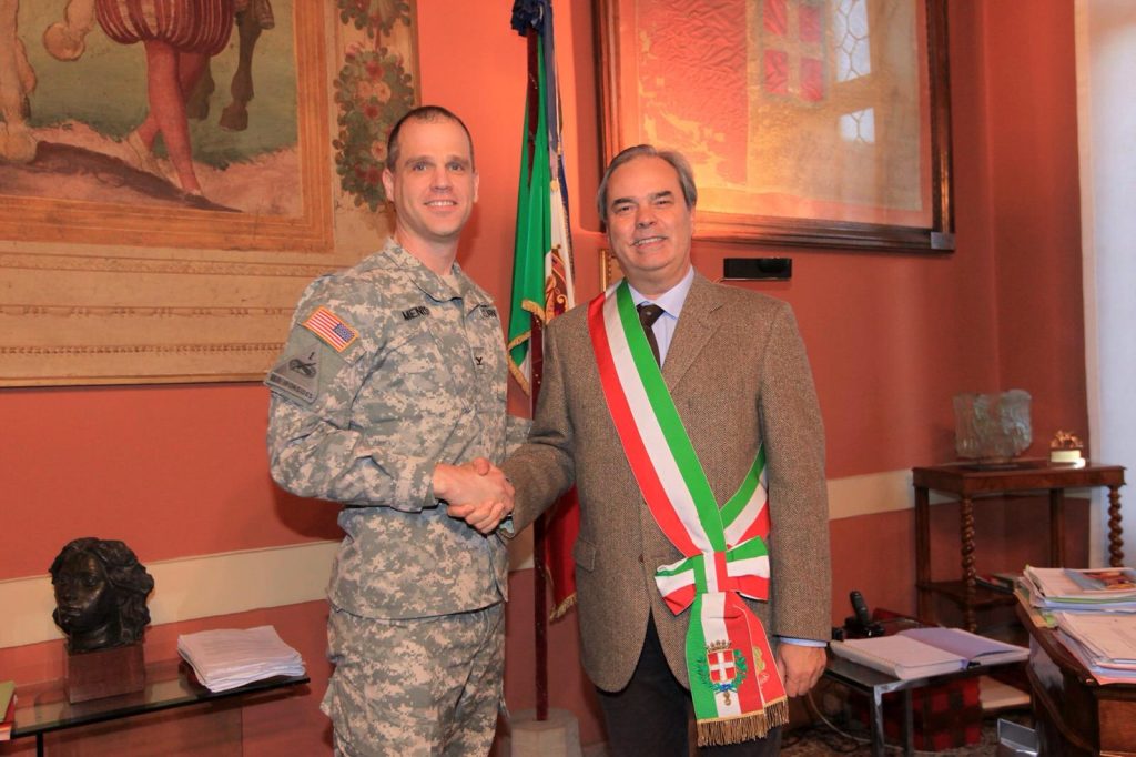 A Palazzo Trissino il nuovo comandante Us Army Robert Menist