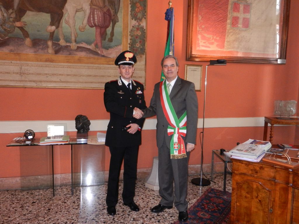 Zirone comandante dei Carabinieri incontra Variati